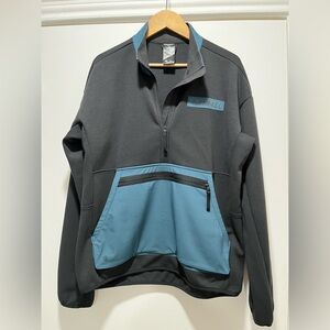 Adidas Terrex 1/4 Zip Pullover Sweatshirt Medium Active Wear Black Women’s